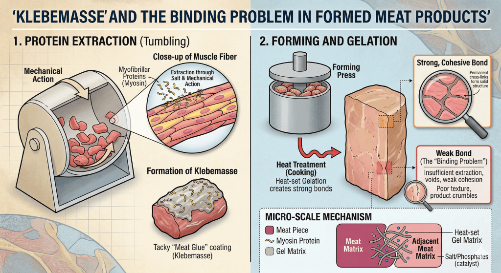 THE KLEBEMASSE AND THE BINDING PROBLEM IN FORMED MEAT PRODUCTS ...